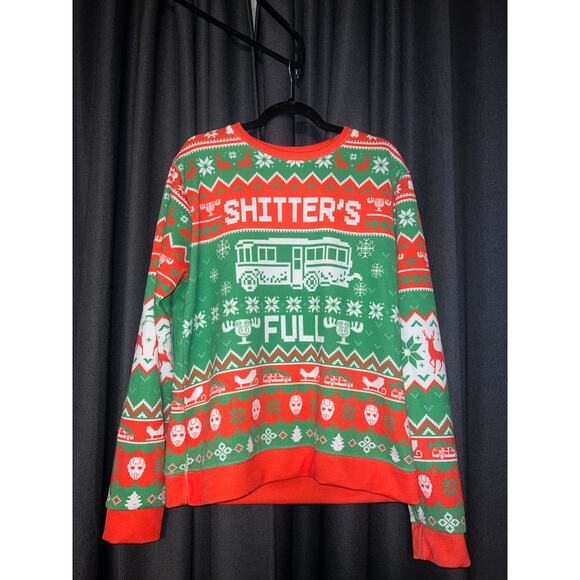 Ugly Christmas Vacation Sweater Xmas Size Large - Picture 1 of 2